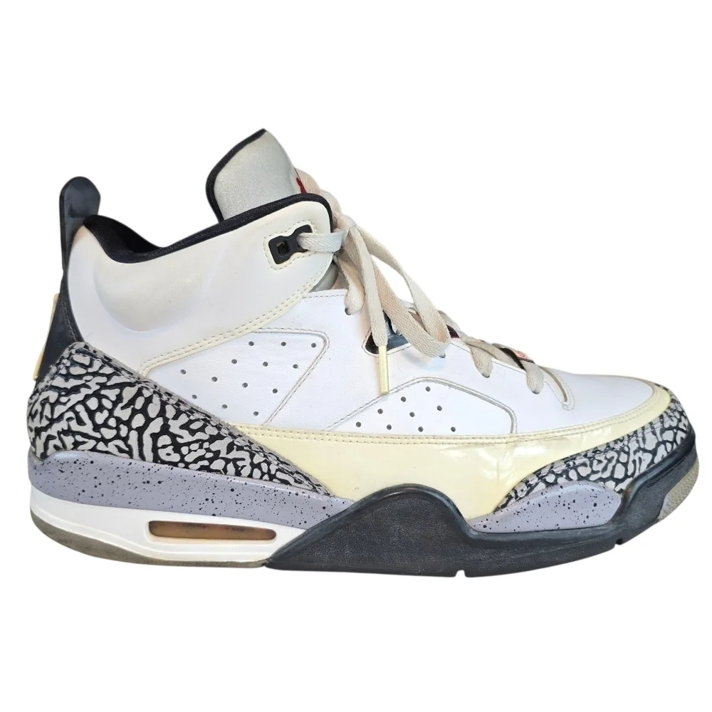 Nike Air Jordan Son Of Mars Low White Cement Grey Mens Shoes Size 12